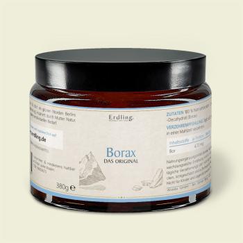 Waldkraft Erdling Borax 99,9% Reinheit (Natriumtetraborat) 380g