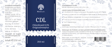 Waldkraft CDL/CDS - Chlordioxid in Originalrezeptur (Chlordioxidlösung) 250ml