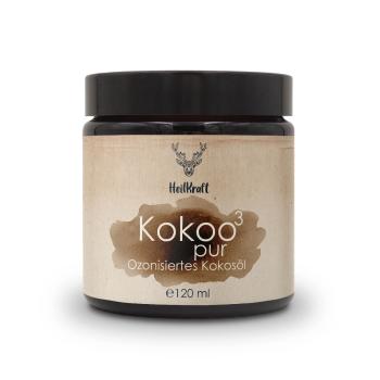 Heilkraft Kokoo³ pur Ozonisiertes Kokosöl 120ml