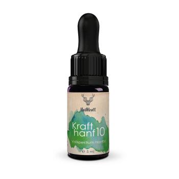 Heilkraft Krafthanf Grün 10 - CBD Vollspektrum Hanf-Extrakt 5ml
