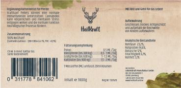 Heilkraft Krafthanf Pellets 1,8kg neue Rezeptur