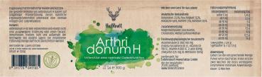 Heilkraft ArthridonumH Etikett