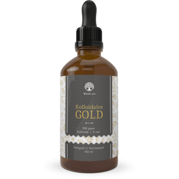 Waldkraft Kolloidales Gold – 100 ppm 100ml Pipette