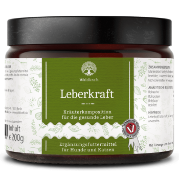Waldkraft Leberkraft - Kräutermischung für die Leber von Hund und Katze 200g
