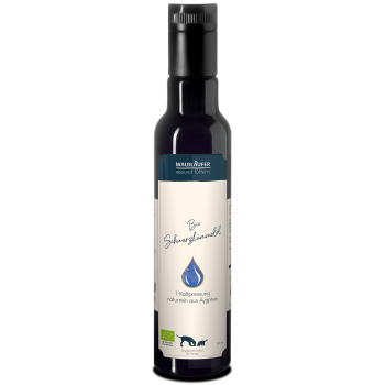 Waldkraft Waldläufer BIO-Schwarzkümmelöl aus Ägypten - 1. Kaltpressung 250ml