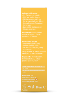 HEMPMATE CBD Öl 10% Sport THC-frei 10ml