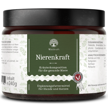 Waldkraft Nierenkraft - Kräutermischung für die Nieren von Hund und Katze 240g