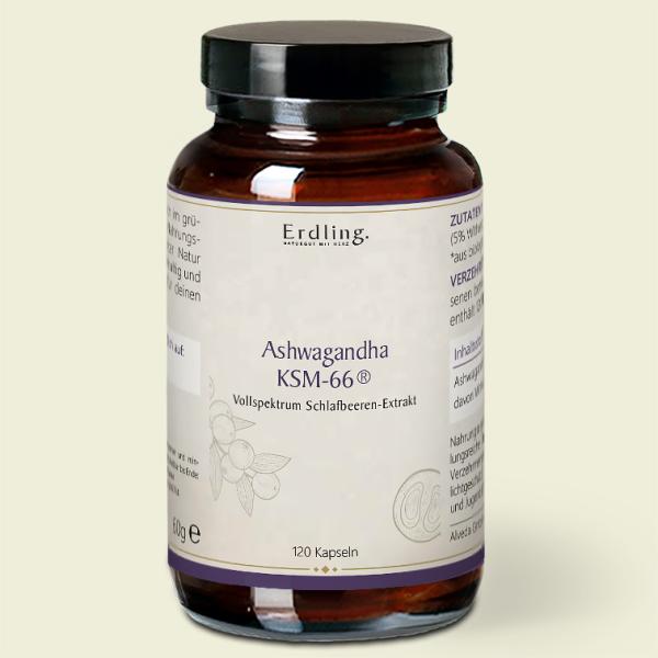 Waldkraft Erdling Ashwagandha KSM-66 BIO vegan