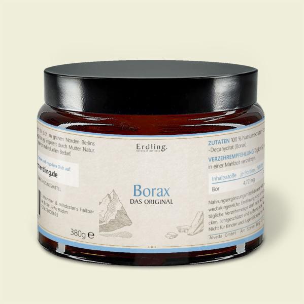 Waldkraft Erdling Borax 99,9% Reinheit (Natriumtetraborat) 380g