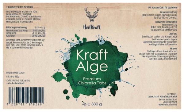 Heilkraft Kraftalge Chlorella Tabs 330g