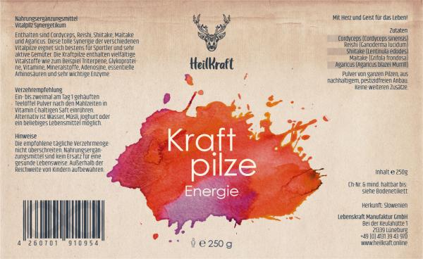Heilkraft Kraftpilze Energie 250g