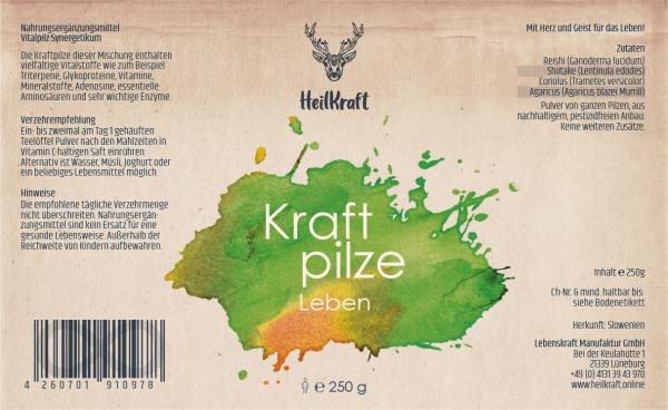 Heilkraft Kraftpilze Leben 250g