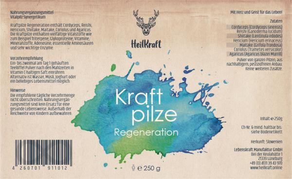 Heilkraft Kraftpilze Regeneration 250g