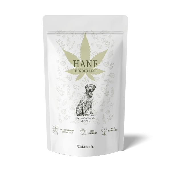Hanf-Hundekekse für große Hunde – 180 Kekse