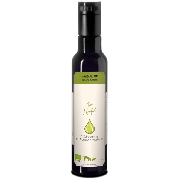 Waldkraft Waldläufer BIO-Hanföl aus Nordrhein-Westfalen - 1. Kaltpressung 250ml