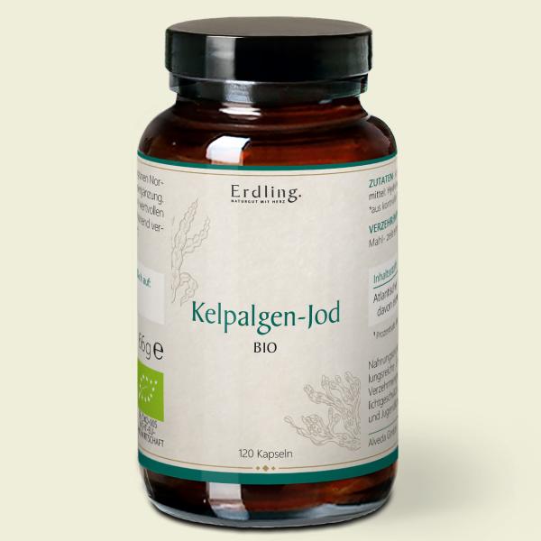 Waldkraft Erdling Bio Kelpalgen-Jod aus Schottland 120 Kapseln