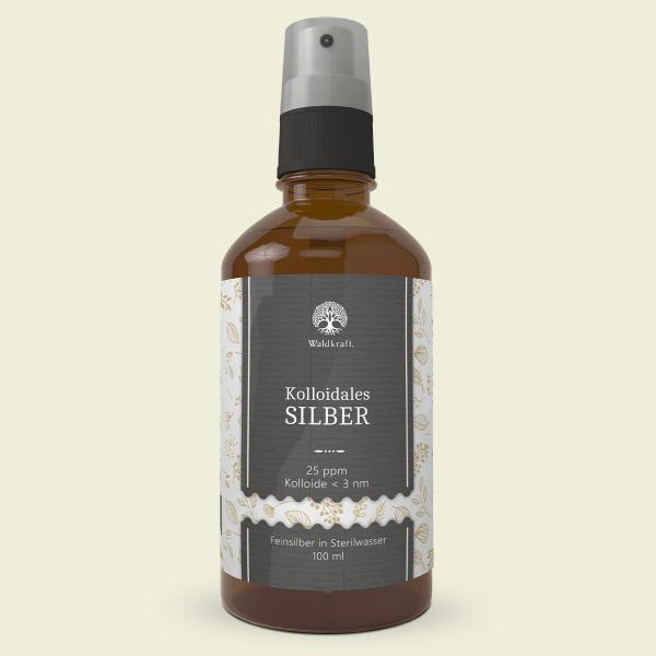 Waldkraft Kolloidales Silber 25 ppm 100ml Sprühkopf