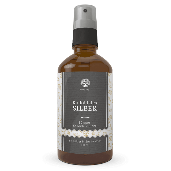 Waldkraft Kolloidales Silber 50 ppm 100ml Sprühaufsatz