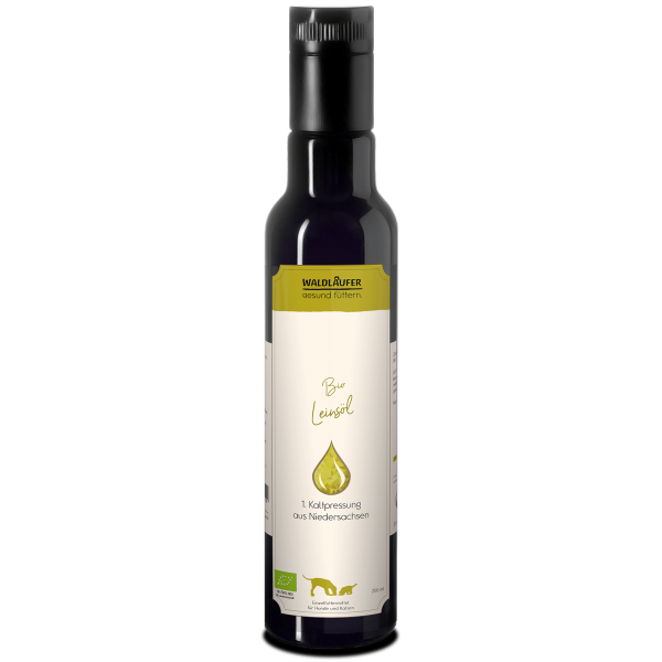 Waldkraft Waldläufer BIO-Leinöl aus Niedersachsen - 1. Kaltpressung 250ml