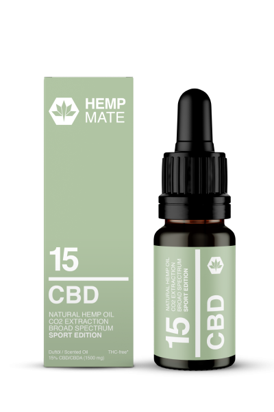 HEMPMATE CBD Öl 15% Sport THC-frei 10ml