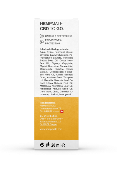 HEMPMATE CBDent Fluid Lemon Grass 20ml